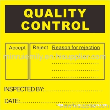 Custom Quality Control Labels,inspection Labels 